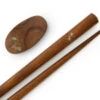 Essstäbchen Set Mit Ablage Tonbo, Granadillo -Geschäft Für Heimgeschirr essstaebchen set mit ablage tonbo granadillo
