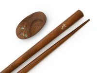 Essstäbchen Set Mit Ablage Tonbo, Granadillo