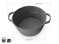 Gusseisen Topf OIGEN, 2 Grössen Gusseisen Topf OIGEN, 2 Grössen -Geschäft Für Heimgeschirr gusseisen topf oigen 2 groessen14