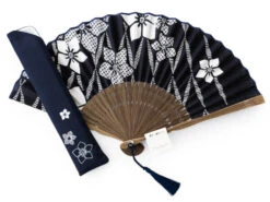 Handfächer Aihitoe Kon, Blau -Geschäft Für Heimgeschirr handfaecher aihitoe kon blau 1