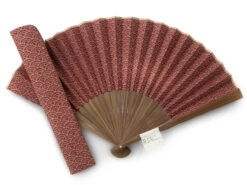 Handfächer Seikaiha, Rot -Geschäft Für Heimgeschirr handfaecher seikaiha rot 1