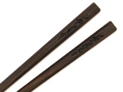 Japanische Essstäbchen MOON Ebony, 240 Mm -Geschäft Für Heimgeschirr japanische essstaebchen moon ebony 240 mm 1