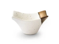 Japanische Soßenschale Sou, Weiß-gold -Geschäft Für Heimgeschirr japanische sossenschale sou weiss gold 1