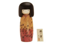 Kokeshi: Holzpuppe Tsuru No Mai -Geschäft Für Heimgeschirr kokeshi holzpuppe tsuru no mai 1