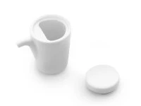 Sojasoßenkännchen, Porzellan weiß Sojasoßenkännchen, Porzellan Weiß -Geschäft Für Heimgeschirr sojasossenkaennchen porzellan weiss3