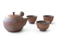 Teeservice Akebono Ryusen, Banko Yaki, 4-teilig